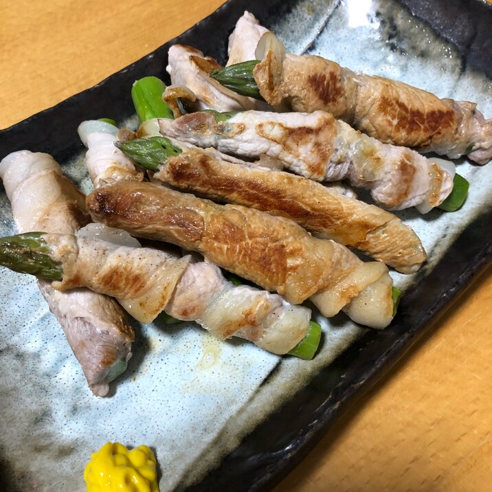 アスパラの豚肉巻き